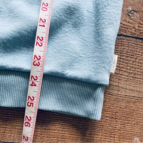 Ted Baker Puff Sleeve Pleat Sweatshirt Ice Blue Size US 6 - Picture 12 of 12